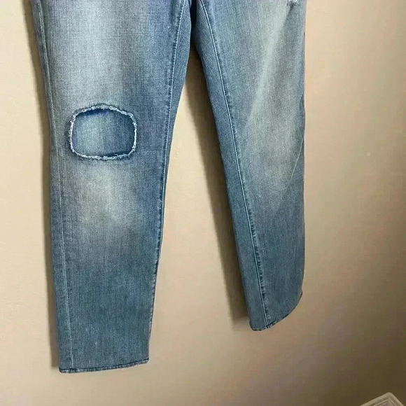 Loft Modern Straight Distressed Jeans Size 6 - Picture 5 of 12